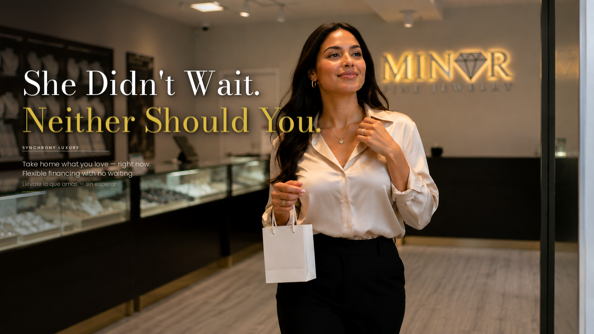 Flexible financing available through Synchrony