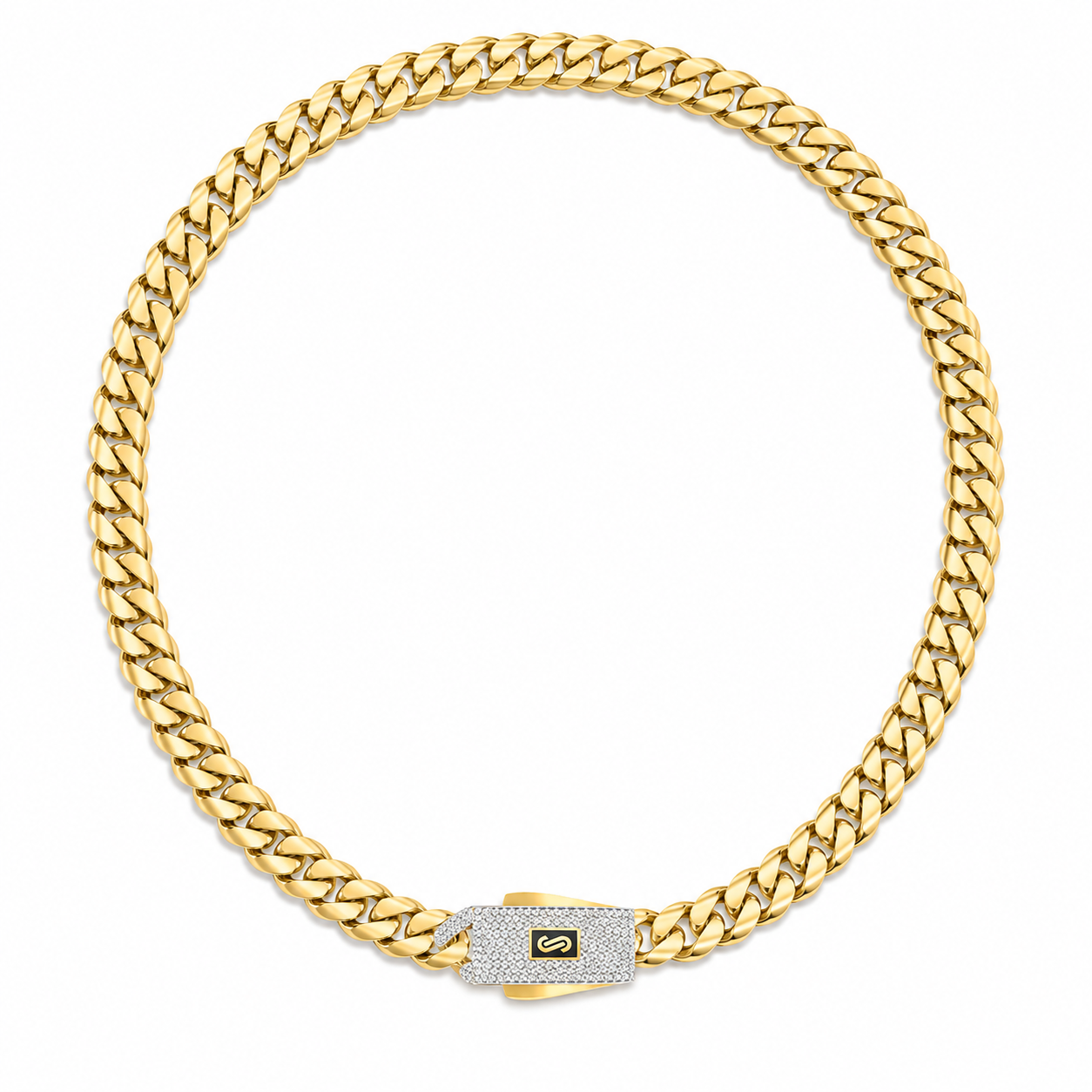 14K Yellow Gold Monaco Cuban-Link Chain